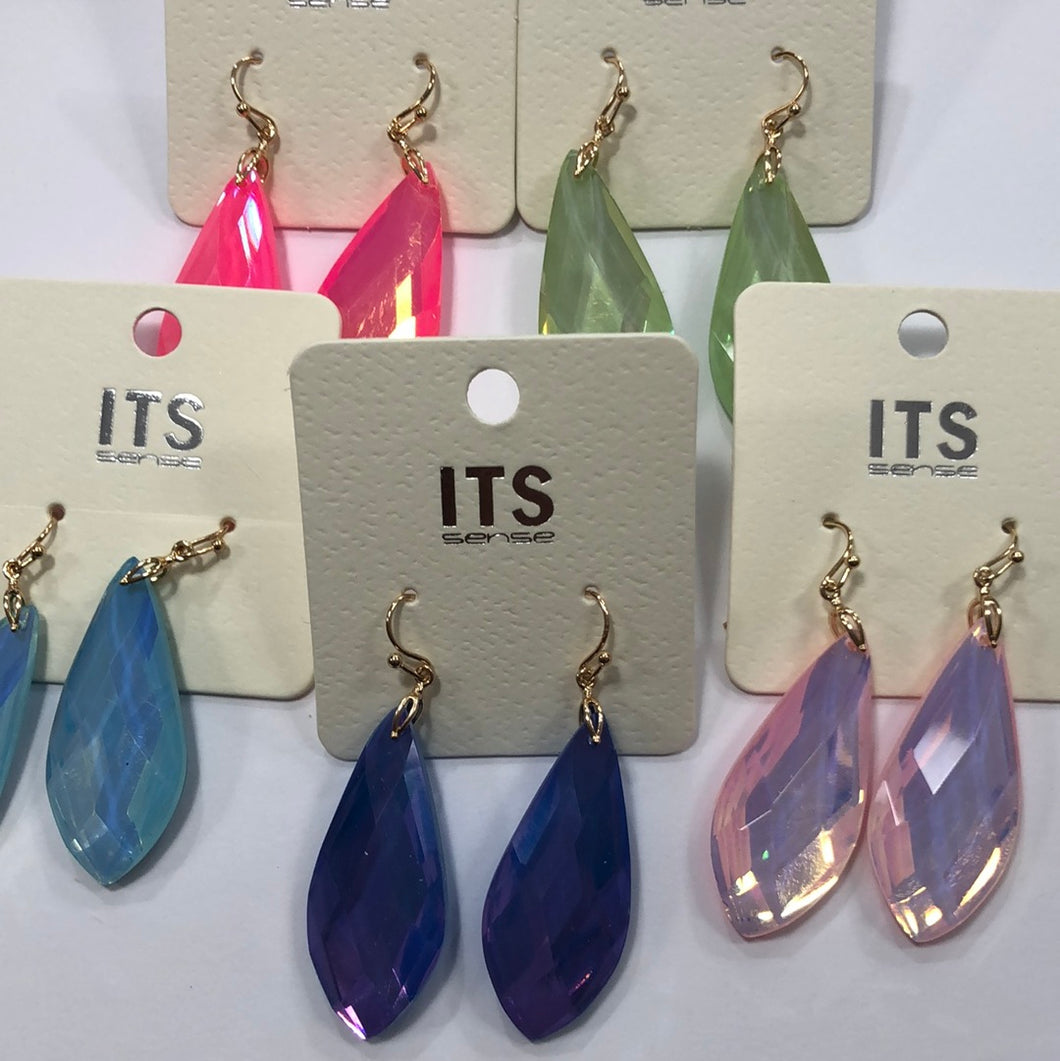 Chandelier acrylic earrings