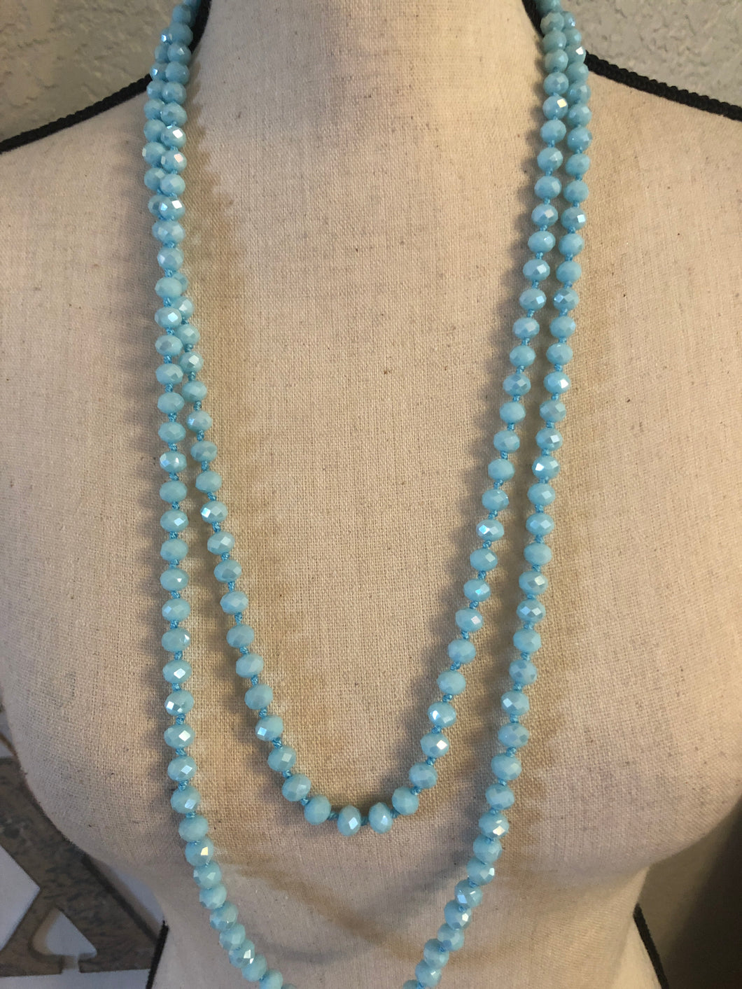 Baby blue beads
