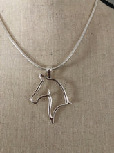 Load image into Gallery viewer, Necklace set unicorn matching earrings