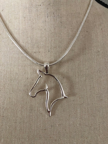 Necklace set unicorn matching earrings