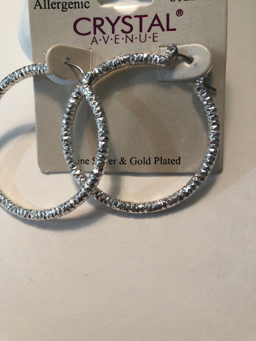 Earrings hoops twist