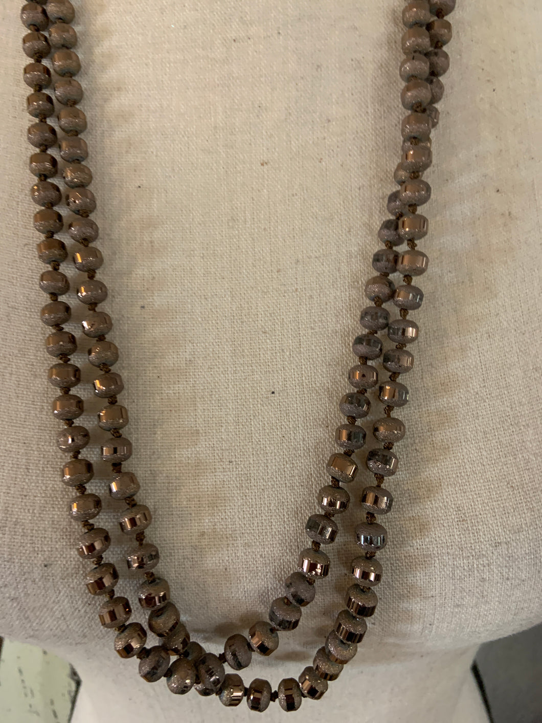 Brown candy beads