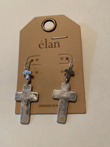 Earrings cross 458