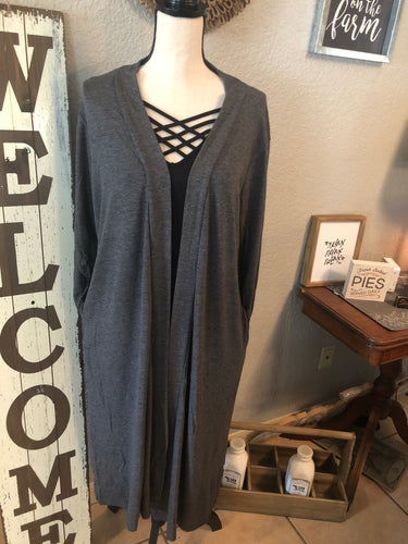 Sweater medium hidden pockets heaven grey