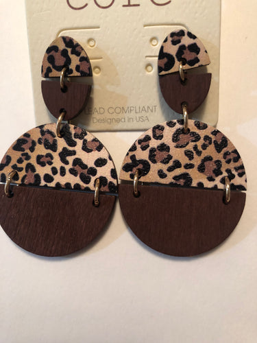 Earrings cheetah