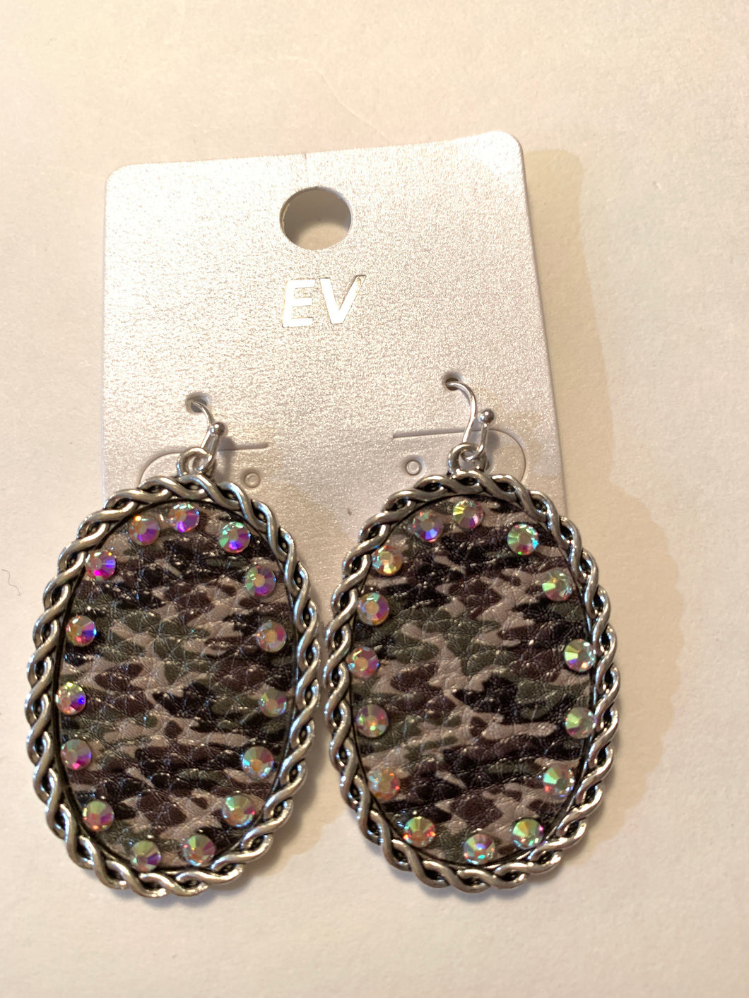 Earrings Camo silver