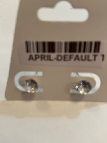 April Earrings Birthstone