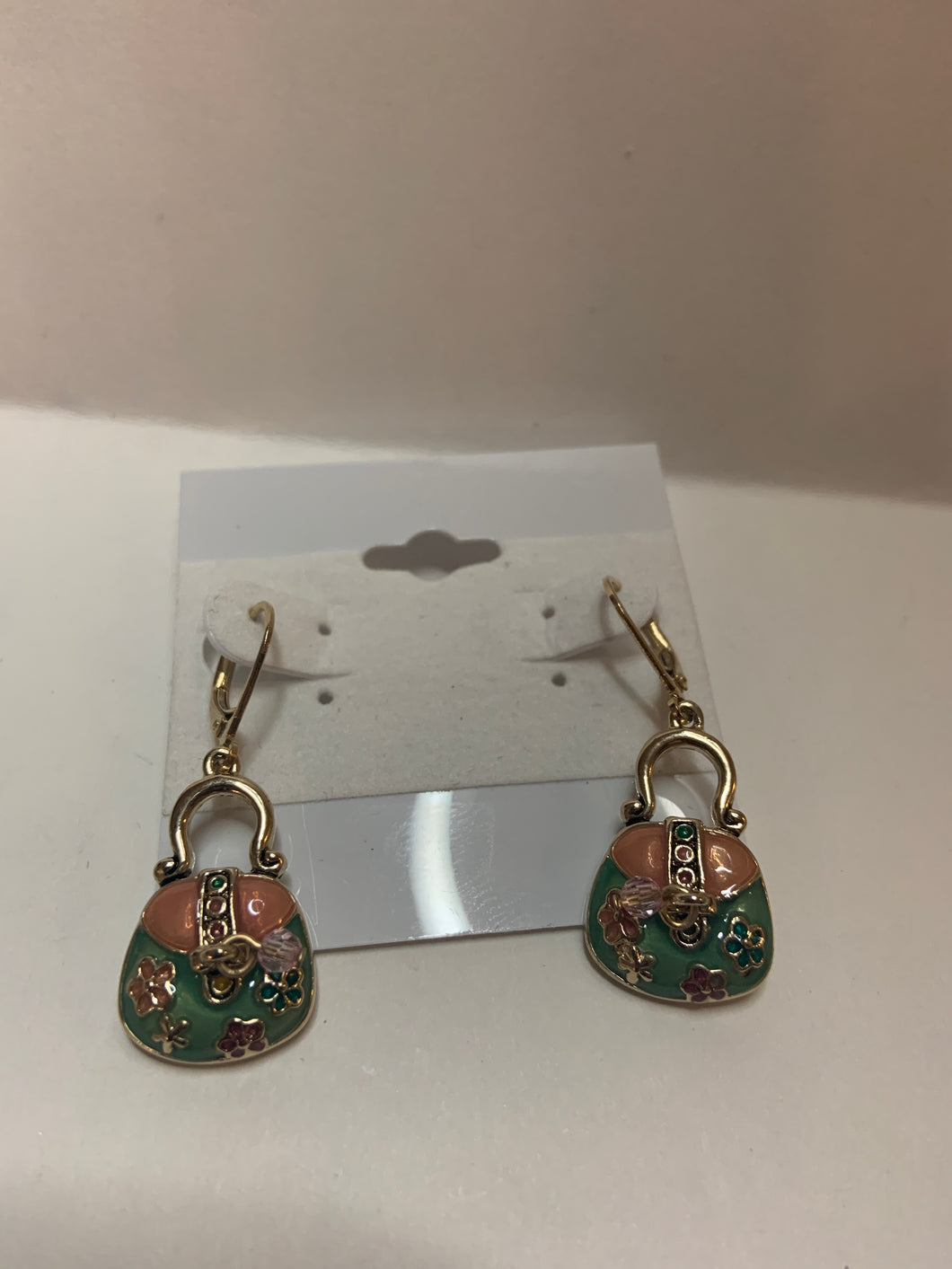Handbag earrings