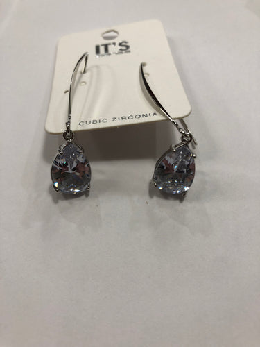 Clear bling earrings