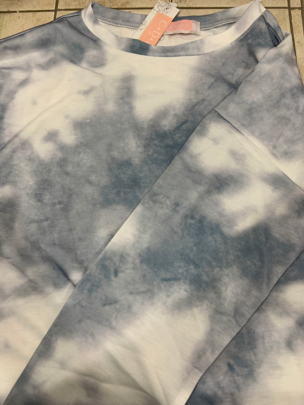 Tie dye jogger top