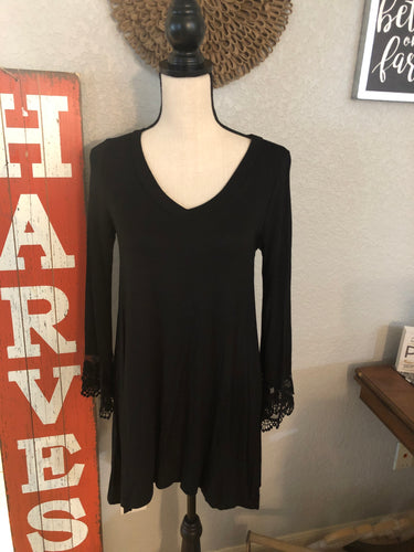 Top lace sleeves rayon spandex