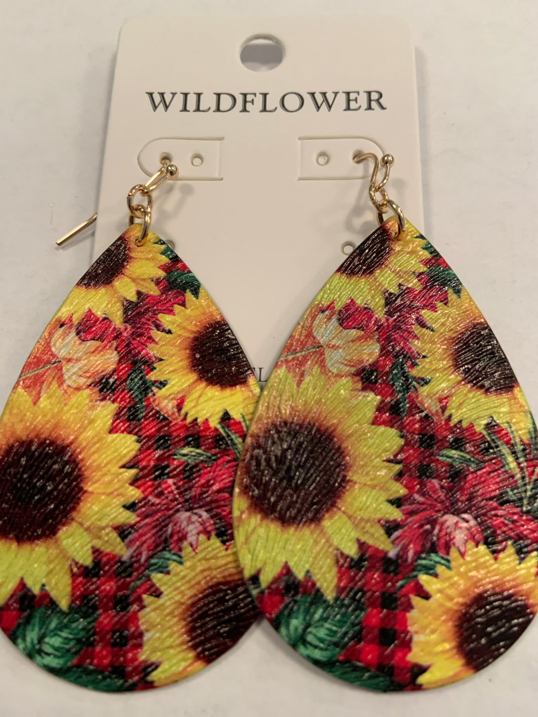 Sunflower earrings