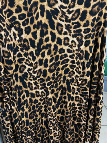 Extra-large cheetah dress lucky and blessed