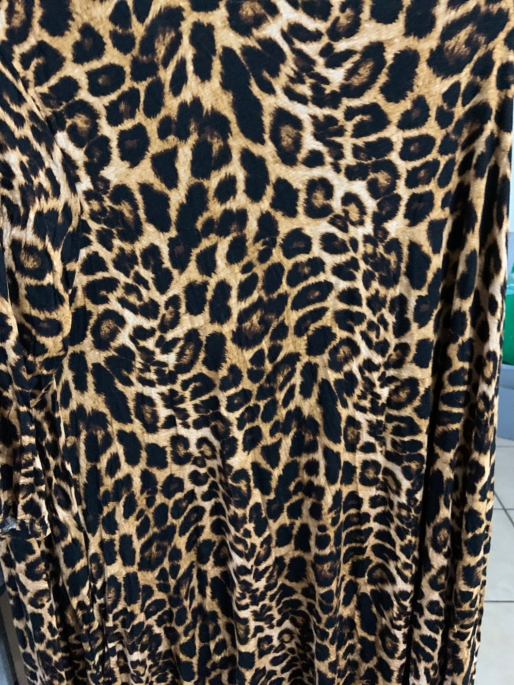 Extra-large cheetah dress lucky and blessed
