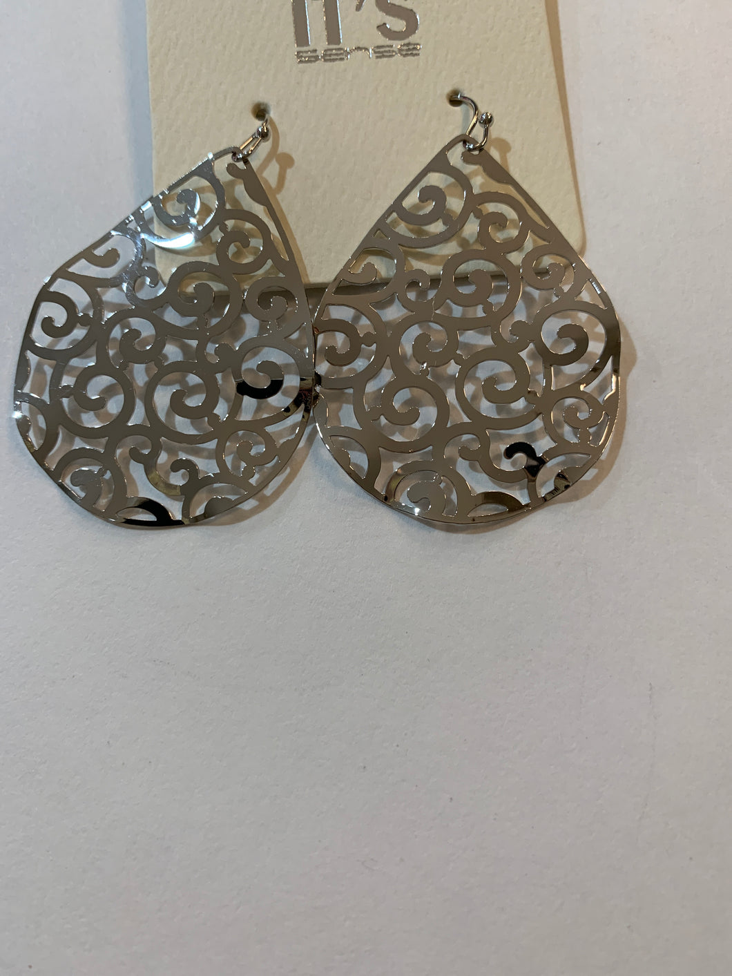 Brushed Silver earrings