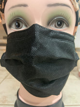 Load image into Gallery viewer, Black four layer disposable mask box