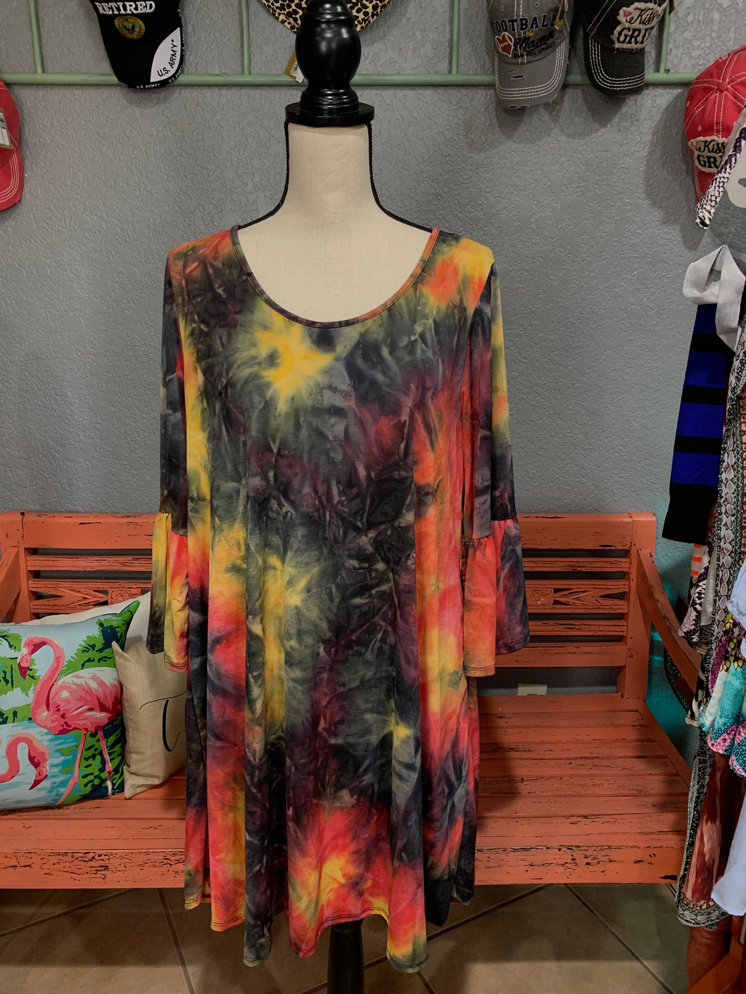 Dress tie dye