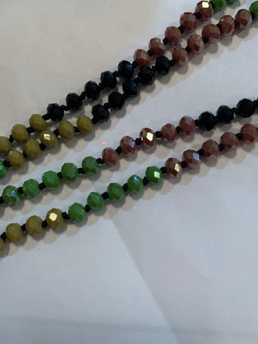 Earth tone beads