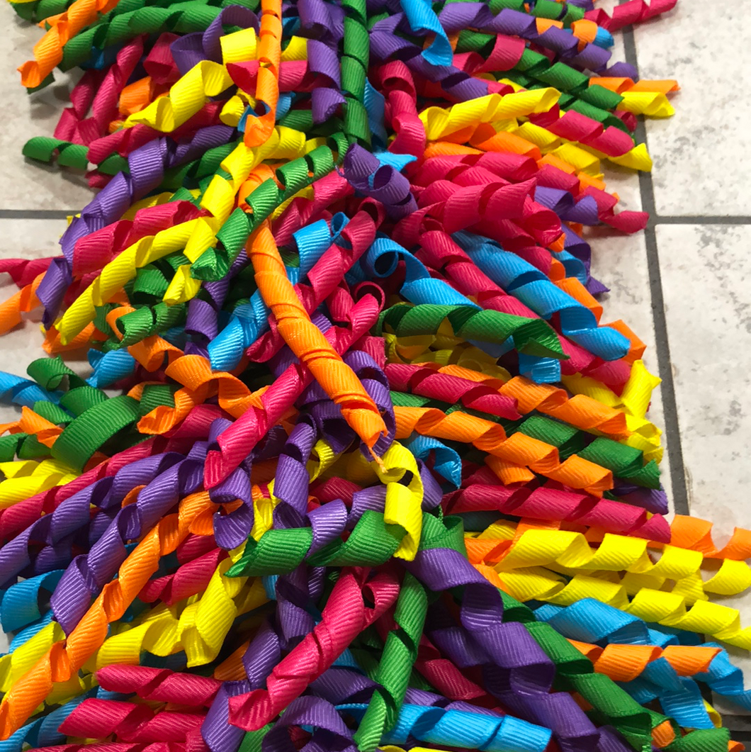 091 Jojo rainbow twirl bow