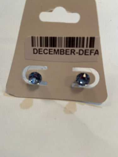 December Earrings Birthstone