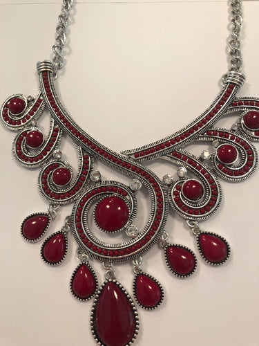 Necklace set red