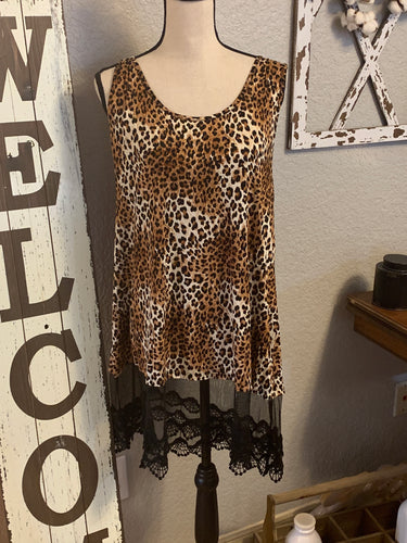 Animal print tank or extender