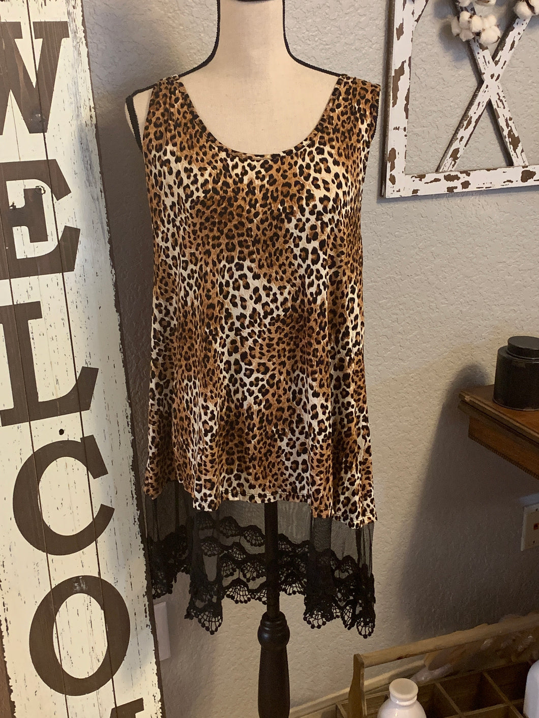 Animal print tank or extender