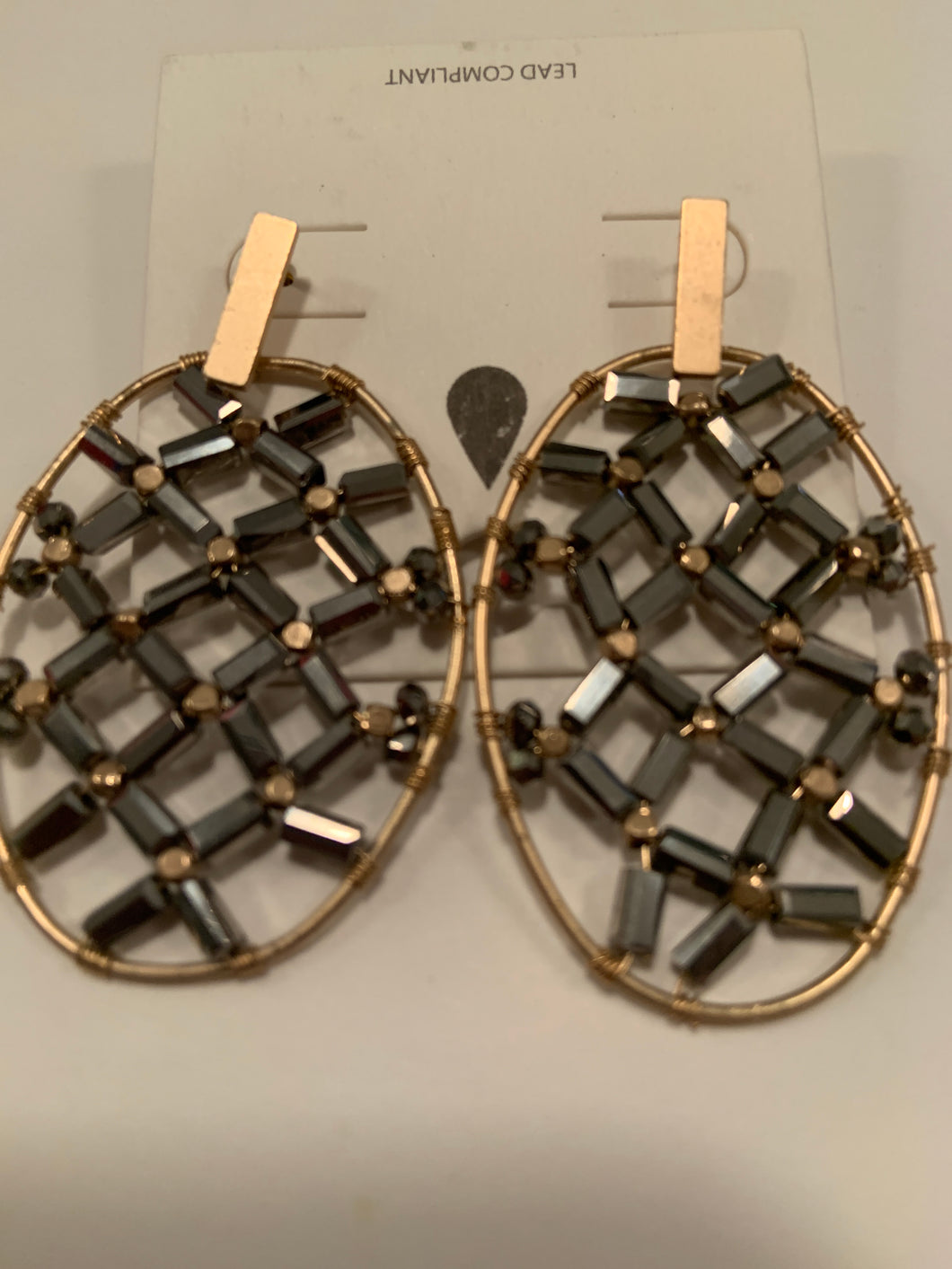 Net earrings