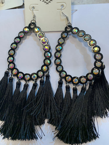 Black earrings 103