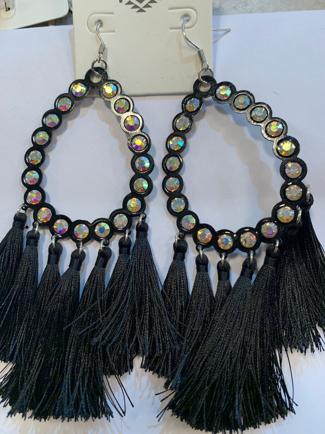 Black earrings 103