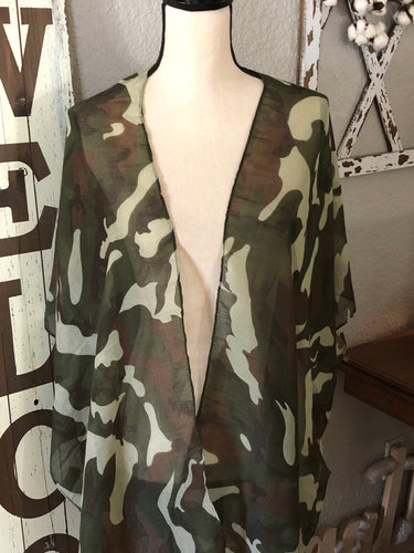 Camo kimono