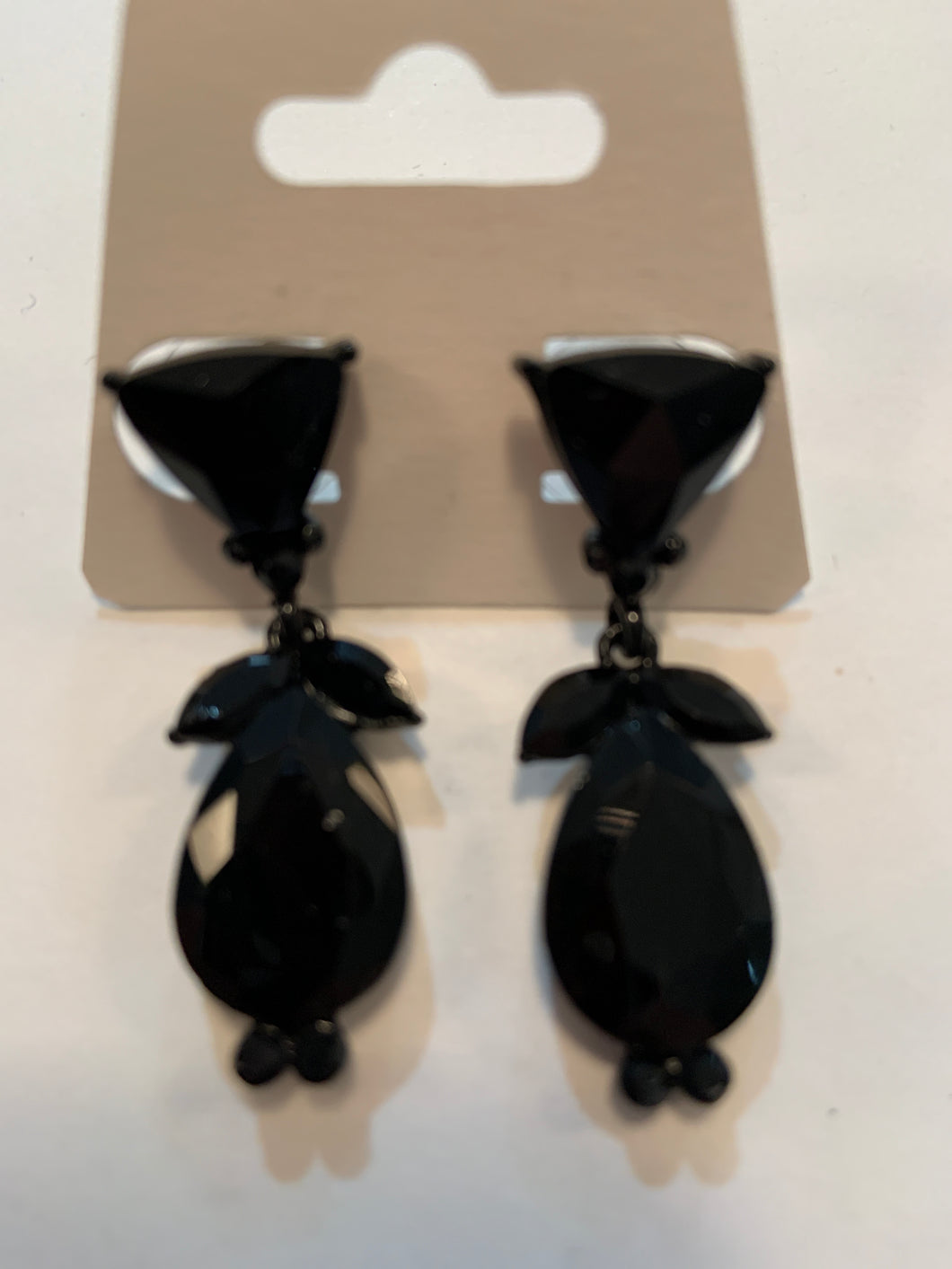Earrings Black 443