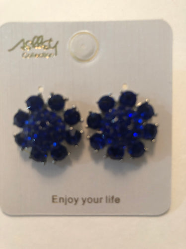 Earrings blue 55